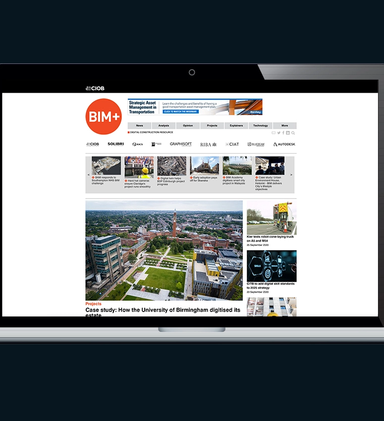 Images of press and media articles delivered by Fabrick's construction PR team for GroupBC