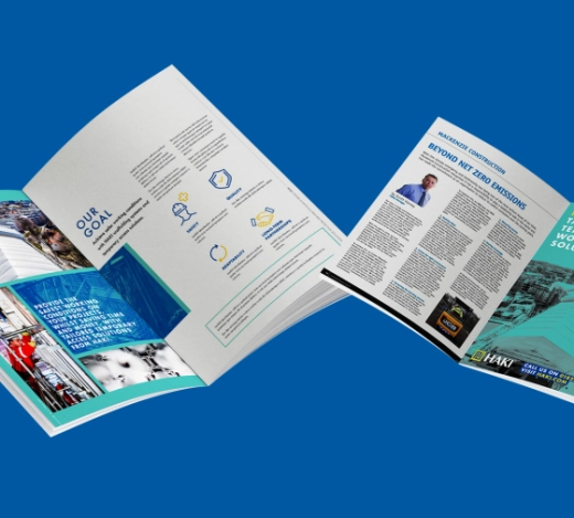 Publications showing magazine coverage and screenshots of social media posts