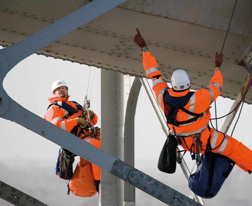Image of an open publication showing PR coverage achieved for civil engineer Owen Williams