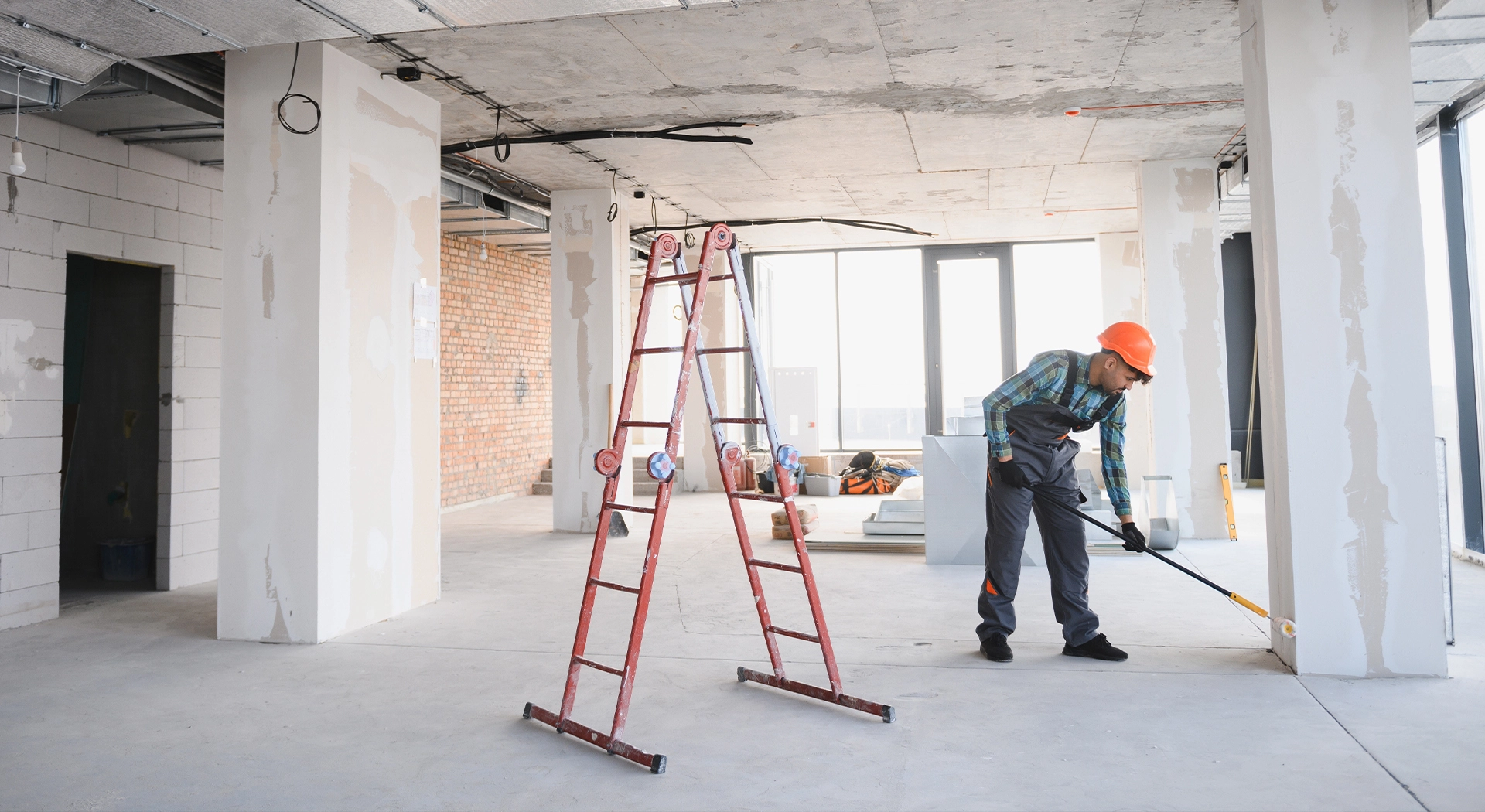Image of electrical, mechanical and plumbing systems to depict the building services market sector