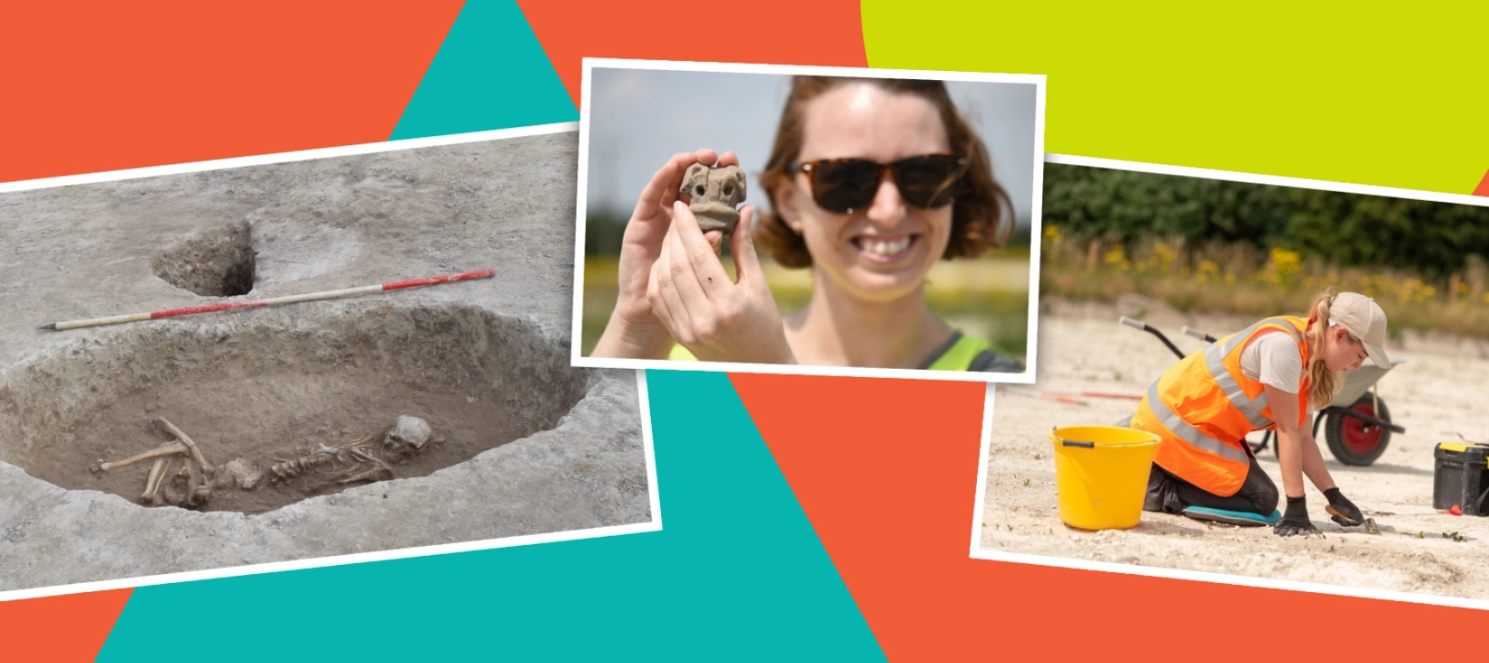 Fabrick invited a university student to spend a week with them to get a taster of agency life.  He visited an archaeological dig where he discovered a love for construction.